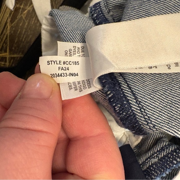 J.Crew Crewcuts Girls’ Sailor Anywhere Denim Pants with Gold Buttons, Size 7 - Picture 6 of 6